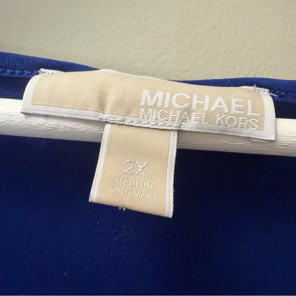 Michael Kors Cobalt Blue Women's Top 2xl - Picture 3 of 3